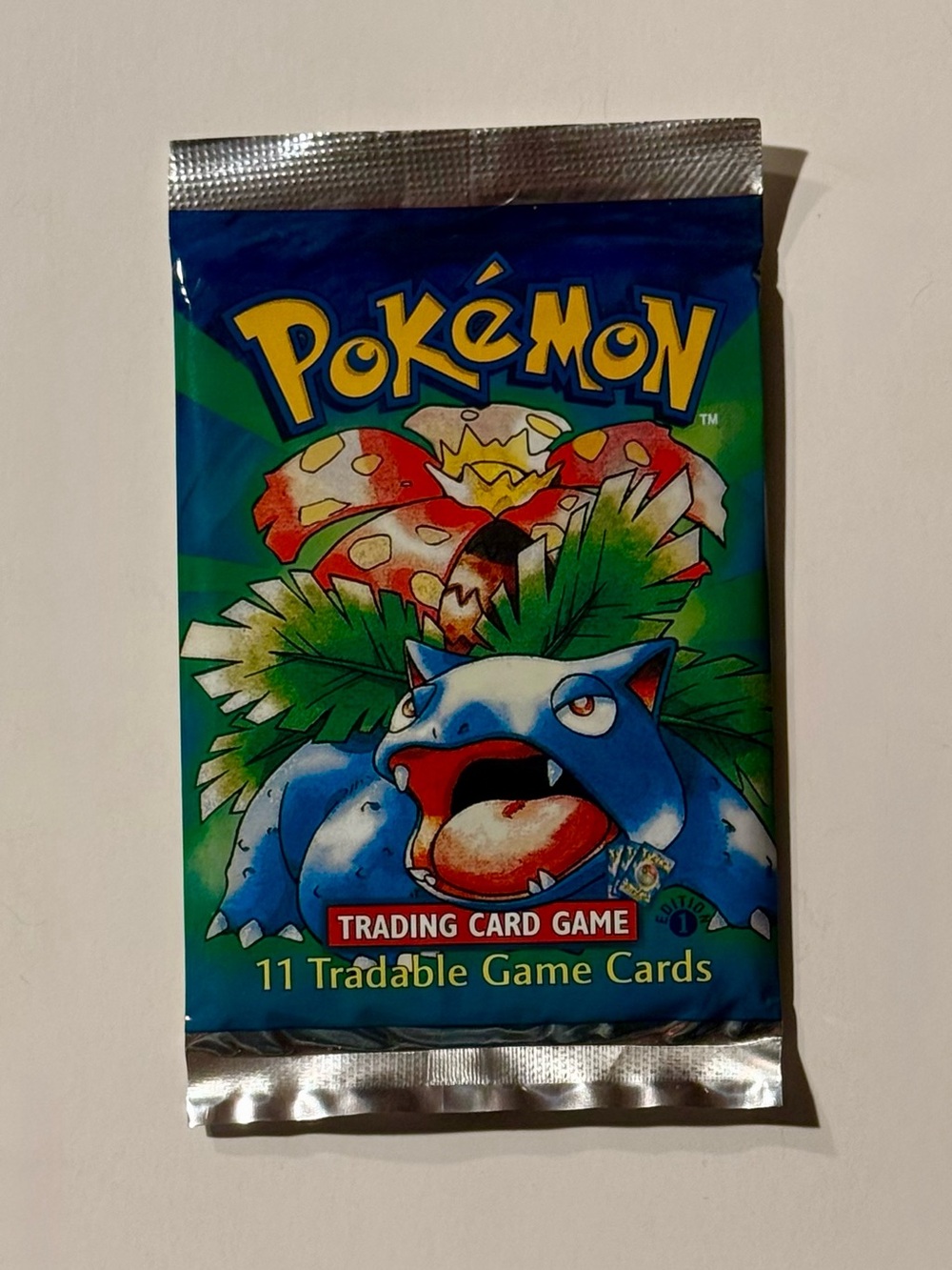 Pokémon Base Set 1st Edition Booster Pack Venusaur Art Fan Art DIY Custom Cards